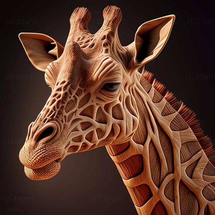 3D model Giraffoidea (STL)